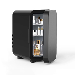 Mini-<span class=keywords><strong>réfrigérateur</strong></span> portable 6L neuf d'usine, double fonction chauffage et refroidissement, <span class=keywords><strong>porte</strong></span> transparente pour usage domestique - Product Image 1