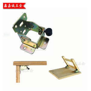 Folding <b>Hinge</b> 2.5 Mm Cold Rolled Steel Zinc Plated Furniture Hardware For <b>Table</b> Leg Indoor Use Durable Surface Mount - Product Image 4