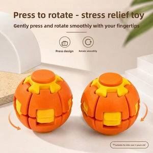 Balles anti-stress multicolores à presser et à tourner, jouets de décompression amusants et éducatifs - Product Image 6