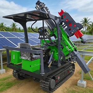 <span class=keywords><strong>Pile</strong></span> driver sur chenilles facile à utiliser TZ585, commande intégrée, utilisation par un seul homme, formation en une journée pour les ouvriers ordinaires - Product Image 1