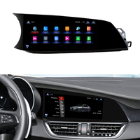 10.25 pouces 1920*720p HD Android 13Car Accessoires Auto Radio Navigation pour Alfa Romeo Giulia Head Unit Stereo 2017-2024