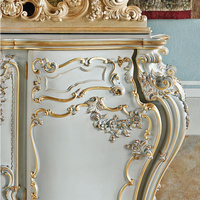 Buffet de style baroque en chêne massif avec design antique sculpté - Meubles de salle à manger exclusifs