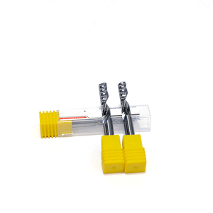 Fresa plana de un solo filo de carburo para acero inoxidable, personalizada ODM OEM, diámetro de salida de 3.175/4/5/6mm - Product Image 2