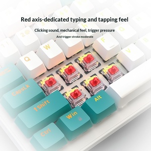 Custom 100 Keys Mechanical Keyboard 980 Series E-sports <b>Gaming</b> Keyboard Wired Office Desktop Computer Peripherals - Product Image 4