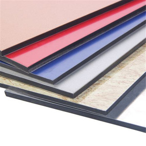 Acp Nhôm Composite Fascia Ban Pvd Tủ Quần Áo Không Dễ Cháy Hồ Sơ Spearkle Maple Pvdf Alucobond Tấm - Product Image 4
