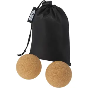 Ballon de yoga en liège Trikona, gadgets durables - Product Image 1