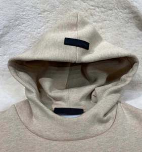 FO Couples Leisure Double Line 23 Cloud Series 100% Coton Hiver Lettre Hoodie ESS Fleur Blé Gris - Product Image 5