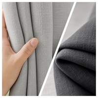 Rideaux occultants en lin imperméable sur mesure, en lin français, thermiques et insonorisants, pour hôtel, villa, salon