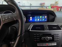 Lecteur DVD de voiture Android 14 1280*480 pour Mercedes-Benz Classe C W204 2011-2014, unité principale multimédia DVD