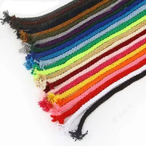 热卖5毫米6毫米8毫米多色镂空编织棉线绳装饰用