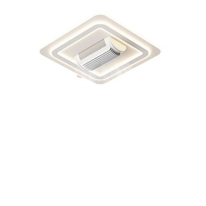 2024 Hiện Đại Đơn Giản Quang Phổ Đầy Đủ Đèn Trần Cho Phòng Khách Phòng Ngủ Phòng Ngủ Leafless Fan Thép Cơ Sở Acrylic Bìa LED Ánh Sáng - Product Image 5