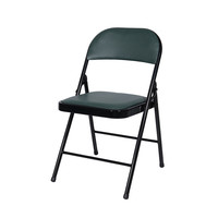 Chaises pliantes en cuir modernes et empilables à prix abordable pour mariages, événements, maison, bureau et salle à manger