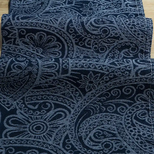 Perforación Color impresión todo algodón fino Dobby Jacquard Denim Meter <span class=keywords><strong>tela</strong></span> ancha con estiramiento Handfeeling <span class=keywords><strong>tela</strong></span> <span class=keywords><strong>vaquera</strong></span> para chaqueta - Product Image 1