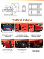 800 KG Hydraulique Mini Dumper Rotation Crawler Buggy EPA Pris En Charge 1000KG Chargement Dumper Truck