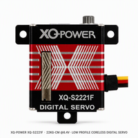 Nouveauté 2026 XQ-POWER XQ-S2221F Servo numérique plat à profil bas 21KG 0.10s rapide étanche 8.4V Pièces d'avion RC 1/12