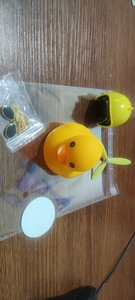 Vente en gros Petite cloche de vélo en forme de <span class=keywords><strong>canard</strong></span> en caoutchouc Conception mignonne pour les vélos d'enfants - Product Image 3