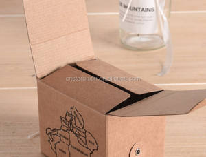 クラフトカートン 頑丈な高品質段ボール製茶葉包装箱 クラシックな長方形の茶色のクラフト紙 無地の食品包装箱 - Product Image 4