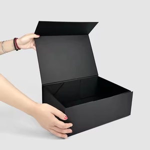 <strong>Luxury</strong> Custom Magnetic Gift <strong>Box</strong> With Logo Large Size Rigid Cardboard Folding Packaging Paper Boxes For Clothing And <strong>Shoes</strong> - Product Image 2