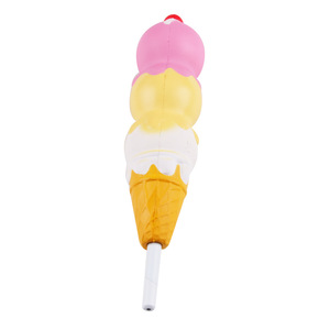 Funda para bolígrafo con diseño de helado, espuma de PU de rebote lento, regalo divertido para niños, material de escritura - Product Image 3