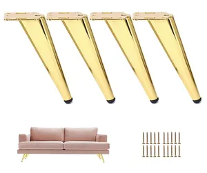 Manifattura diretta ferro letto divano mobili sedile gamba piede gambe in metallo piedi divano in vendita