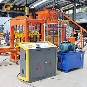 QT6-15 Vollautomatische Zement-Beton-Block-Ziegelherstellungsmaschine Produktionslinie Anlage mit Hoher Kapazität - Product Image 5