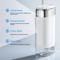 Hydropulseur dentaire portable mini 2026 sans fil USB étanche IPX7 avec stérilisation par lumière UVC et écran LED pour les dents en extérieur