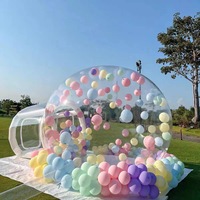 Ballons de fête pour enfants Fun House Tente à bulles géante en cristal gonflable clair Igloo Dome