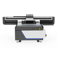 Printer Inkjet UV Flatbed Multifungsi A1 2400 DPI 20 Ppm untuk Film Flex AB, Pencetakan 3D pada Silinder dan Semua Permukaan