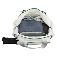 Sac de sport léger et résistant à l'eau pour raquettes de squash, racquetball, tennis et padel, sac à bandoulière pour activités de plein air