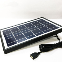 Chargeur de batterie de panneau solaire polycristallin de petite taille 6V 12V 24V Mainteneur de batterie solaire portable pour voiture moto bateau