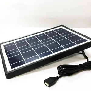 Panel solar policristalino, cargador de batería de 6V 12 24 24V, tamaño de centro comercial