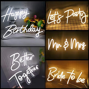 Attractive Glass Tube Neon Letters Classic Neon Lights Custom Real Neon Signs with Metal Bracket - Product Image 6