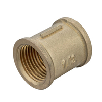 Raccord de plomberie personnalisé YOD PN25 pour alimentation en eau, douille NPT 1/2" 3/4" à double filetage femelle égal, raccords en laiton forgé