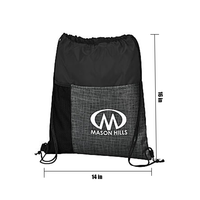Sac de rangement à cordon en polyester color-block avec logo personnalisé, sac à dos en nylon écologique, sac à cordon de sport, sac cadeau promotionnel