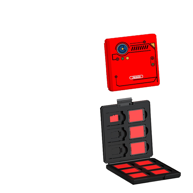 NS2 Plastic OLED Cartridge Game Holder Accessory for Switch Compatible 2 Consoles Magnetic Card Storage Box Console Accessory