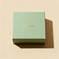 Boîte-cadeau magnétique personnalisée pour bougie, emballage romantique, boîte en papier personnalisée pour bougie avec insert