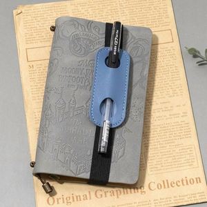 PU <b>Pen</b> Holder Notebook Elastic Band Adjustable Creativity Enterprise Customized logo Conference Office Gifts Promotion - Product Image 3