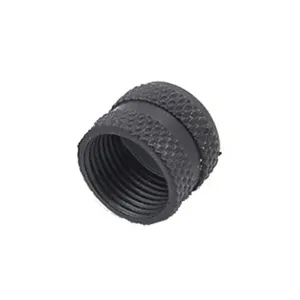 M12 Protection Cap For Male Female Connector Plastic Black Shell Lid IP67 IP68 Waterproof Cap