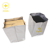 Sac en aluminium tridimensionnel, anti-humidité, antistatique, à fond carré, pour l'emballage de gros équipements industriels