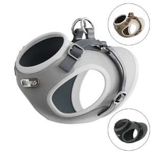 Hondenharnas van leder op maat, luxe gepersonaliseerd logo, waterdicht, klein/groot, hondenhalsband vest - Product Image 2