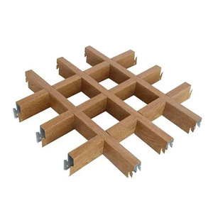 Aluminum Grid <b>Ceiling</b> Rectangle Aluminum Alloy Fireproof Rustproof Easy Installation Modern Design Customized Length - Product Image 2