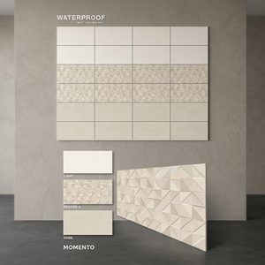 Carreaux muraux intérieurs en céramique émaillée nano métallisée mate 30x60cm (12x24) 300x600mm en porcelaine pour salle de bain et usage commercial - Product Image 2