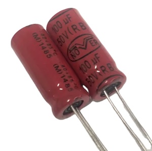 UK <span class=keywords><strong>NOVER</strong></span> Mittel- und Niederfrequenz-Trennkondensator, nicht polar, 50V 100uF 10X24mm - Product Image 1