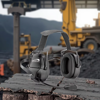 Casque audio professionnel étanche à réduction de bruit ENC, circum-auriculaire, avec Bluetooth 5.5 et APT-X, câble de 2 m, pour utilisation sur chantier