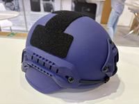 Casque tactique bleu FAST MICH M88 Wendy, casque en aramide, entraînement PE 3A IIIA BR1 BR2, casque de sécurité balistique extérieur