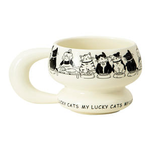 Taza de Cerámica Creativa para Café y Té, Taza de Agua Duradera para el Hogar, para Parejas - Product Image 1