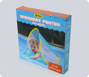 Anneau de natation gonflable pour bébé <span class=keywords><strong>avec</strong></span> pare-soleil amovible flottant pour <span class=keywords><strong>piscine</strong></span> - Product Image 4