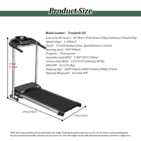 Tapis de course pliable sous le bureau 2 en 1 Tapis de course portable Pro Home pour la maison avec télécommande