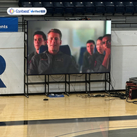 Écran LED vidéo mural intérieur Canbest Xs Series P2.6 2.604mm 4000x2500mm (13.1x8.2ft) pour location en salle de sport aux États-Unis