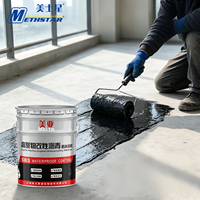 Enduit d'étanchéité multi-usages à base d'émulsion acrylique et de carbonate de calcium lourd V970, produit en usine, pour sous-sols
